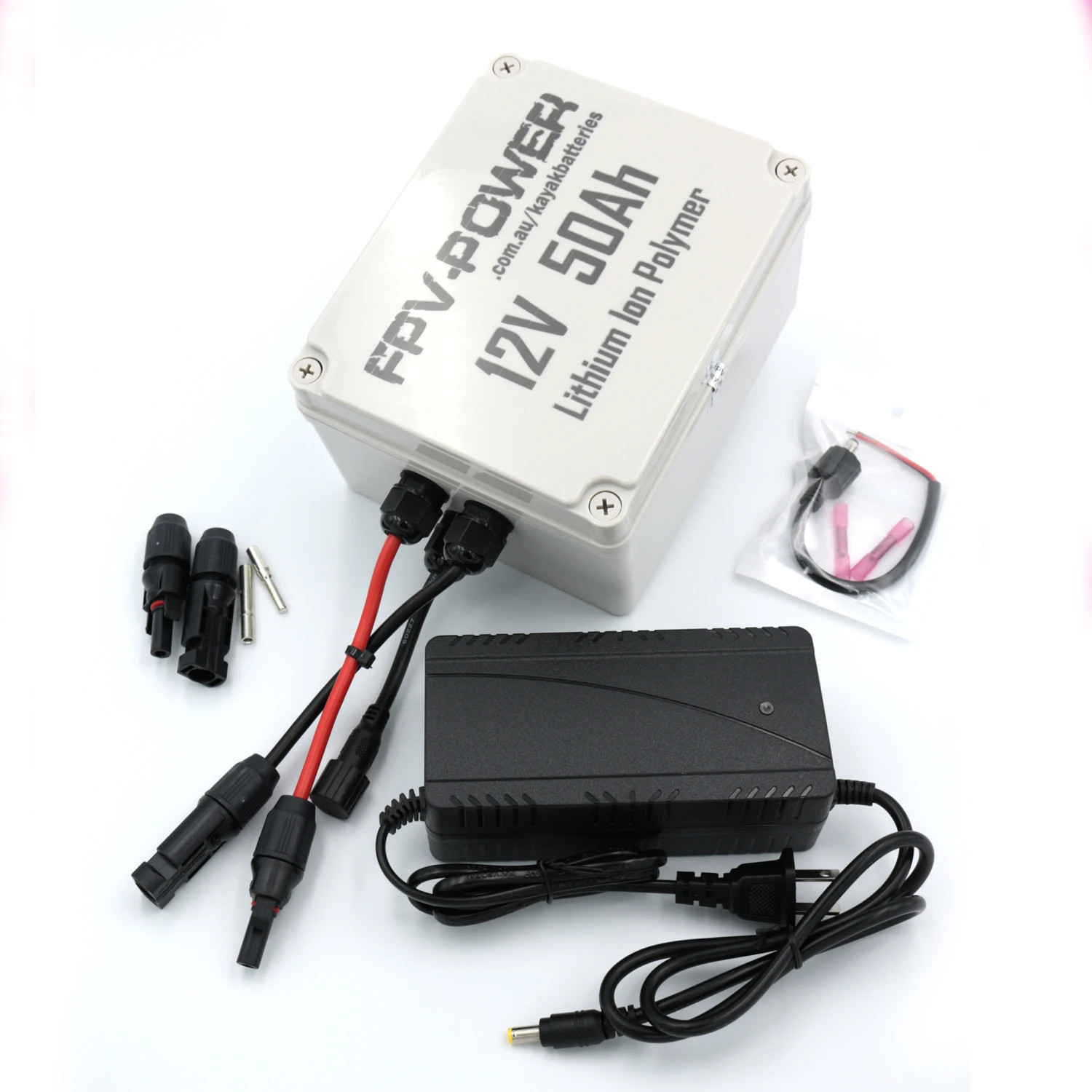 FPV-Power 12V - 50Ah V3 Waterproof Lithium Battery With 10A Charger - Image 3