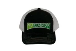 NuCanoe "NuCanoe" Logo Hat Black & White Mesh
