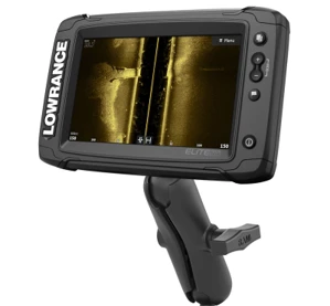 RAM Mounts Lowrance Elite-5 & Elite-7 Ti Double Ball Mount F 1.5" No Base - Image 4