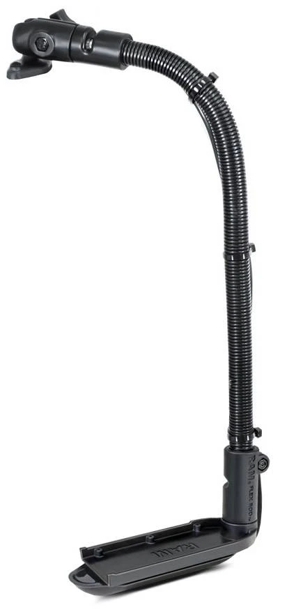 RAM Mounts Transducer Arm Mount With 18" Rigid Aluminum Rod And 2.43" X 1.31" Diamond Base For The Lowrance StructureScan LSS-2/LSS-1